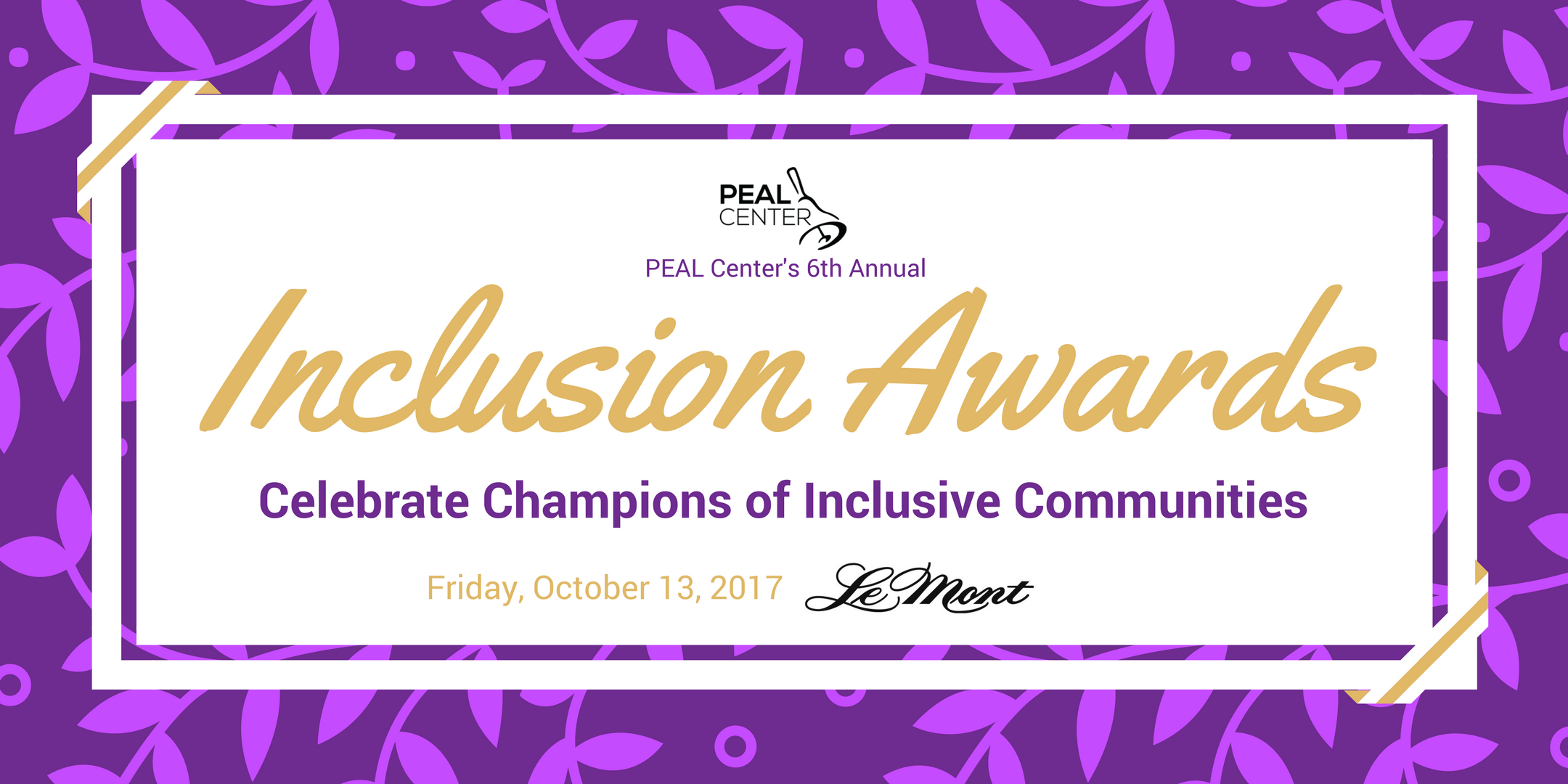 Inclusion Awards Dinner Banner